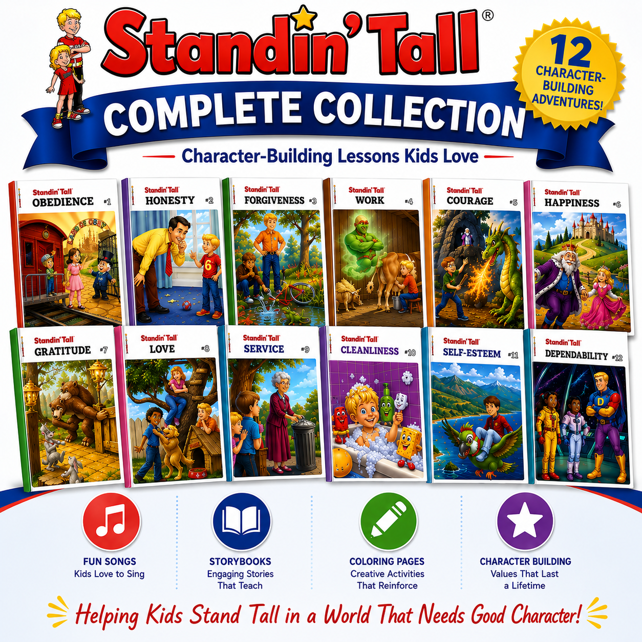 Standin' Tall Complete Set - MP3 & Activity Books