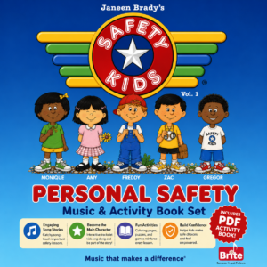 Safety Kids Volume #1 - Personal Safety  |MP3/Activity Book Set|